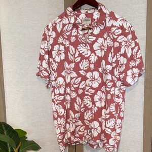 Waterman Men's Highlighter Hawaiian Short Sleeve Shirt